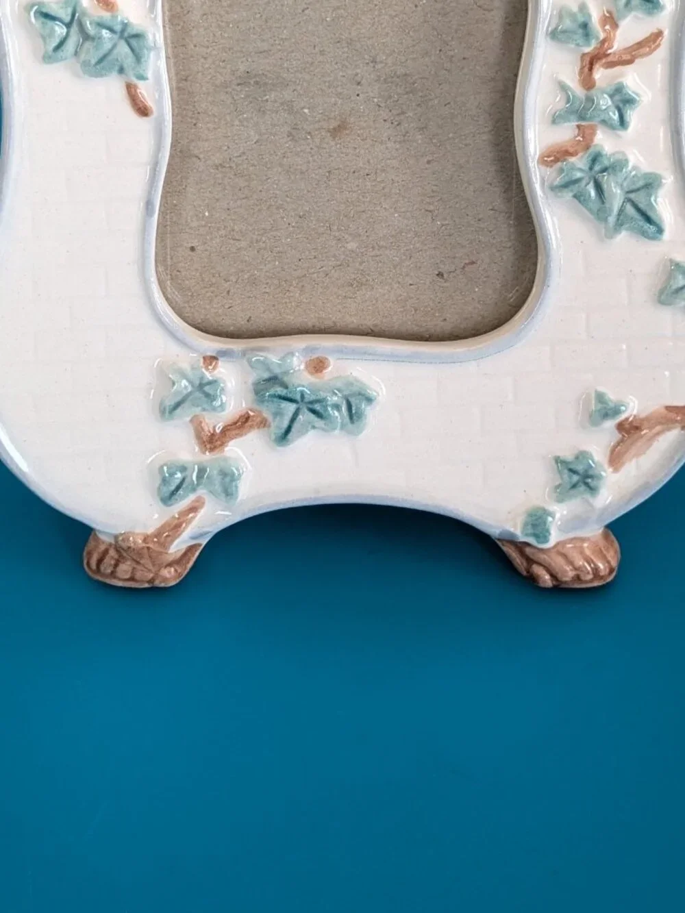 Terragraphics Porcelain Bunny Tabletop Photo Frame